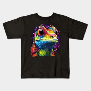 Gecko Rainbow Kids T-Shirt